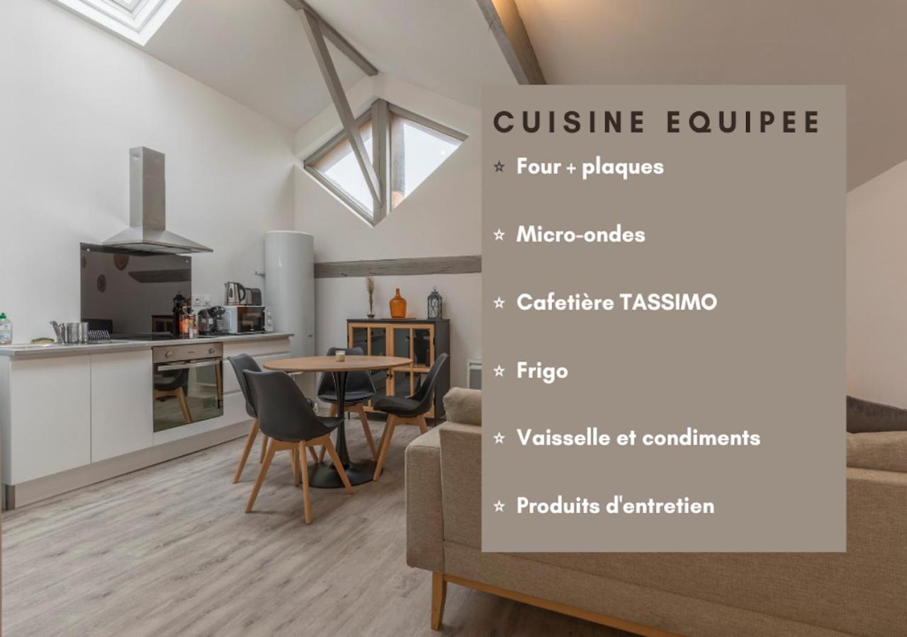 Atypique - 2 Avec Salles De Bains, Cuisine Equipee, Parking Gratuit Apartment *